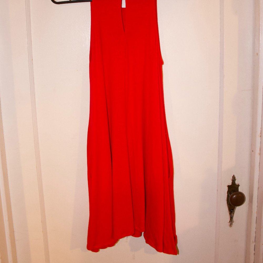 Lulu's red mini tank top dress